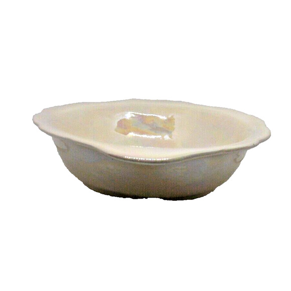 Opalescent 5 7/8" Small Porcelain Pink Roses Vanity Pitcher & Wash Basin Set Vtg - Picture 12 of 12